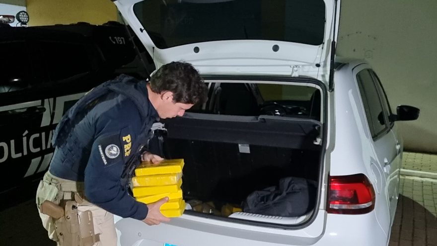 Jovem é preso com mais de R$ 1 milhão em cocaína na BR-369, próximo a Corbélia