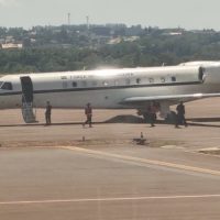 Imagem referente a Ministro Waldez Góes desembarca em Cascavel e segue de helicóptero para Rio Bonito do Iguaçu
