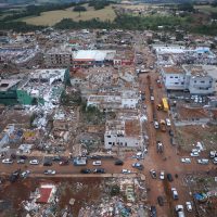 Imagem referente a Simepar confirma que ocorreram três tornados na sexta com ventos de até 330 km/h