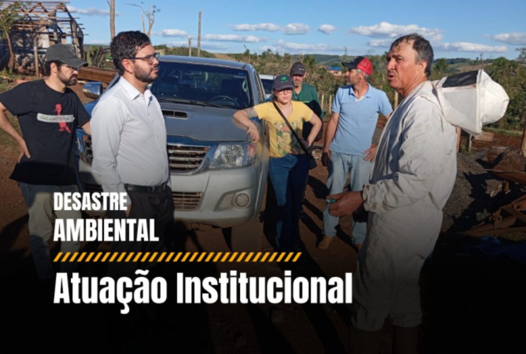 Ministério Público do Paraná intensifica ações de apoio às famílias atingidas pelo tornado em Rio Bonito do Iguaçu Ministério Público do Paraná intensifica ações de apoio às famílias atingidas pelo tornado em Rio Bonito do Iguaçu