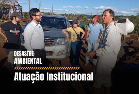 Ministério Público do Paraná intensifica ações de apoio às famílias atingidas pelo tornado em Rio Bonito do Iguaçu Imagem referente a Ministério Público do Paraná intensifica ações de apoio às famílias atingidas pelo tornado em Rio Bonito do Iguaçu