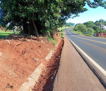 Obras de recomposição de drenagem na BR-163 podem causar lentidão em Lindoeste Imagem referente a Obras de recomposição de drenagem na BR-163 podem causar lentidão em Lindoeste
