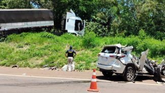 Grave acidente na BR-277 entre Matelândia e Medianeira resulta em morte