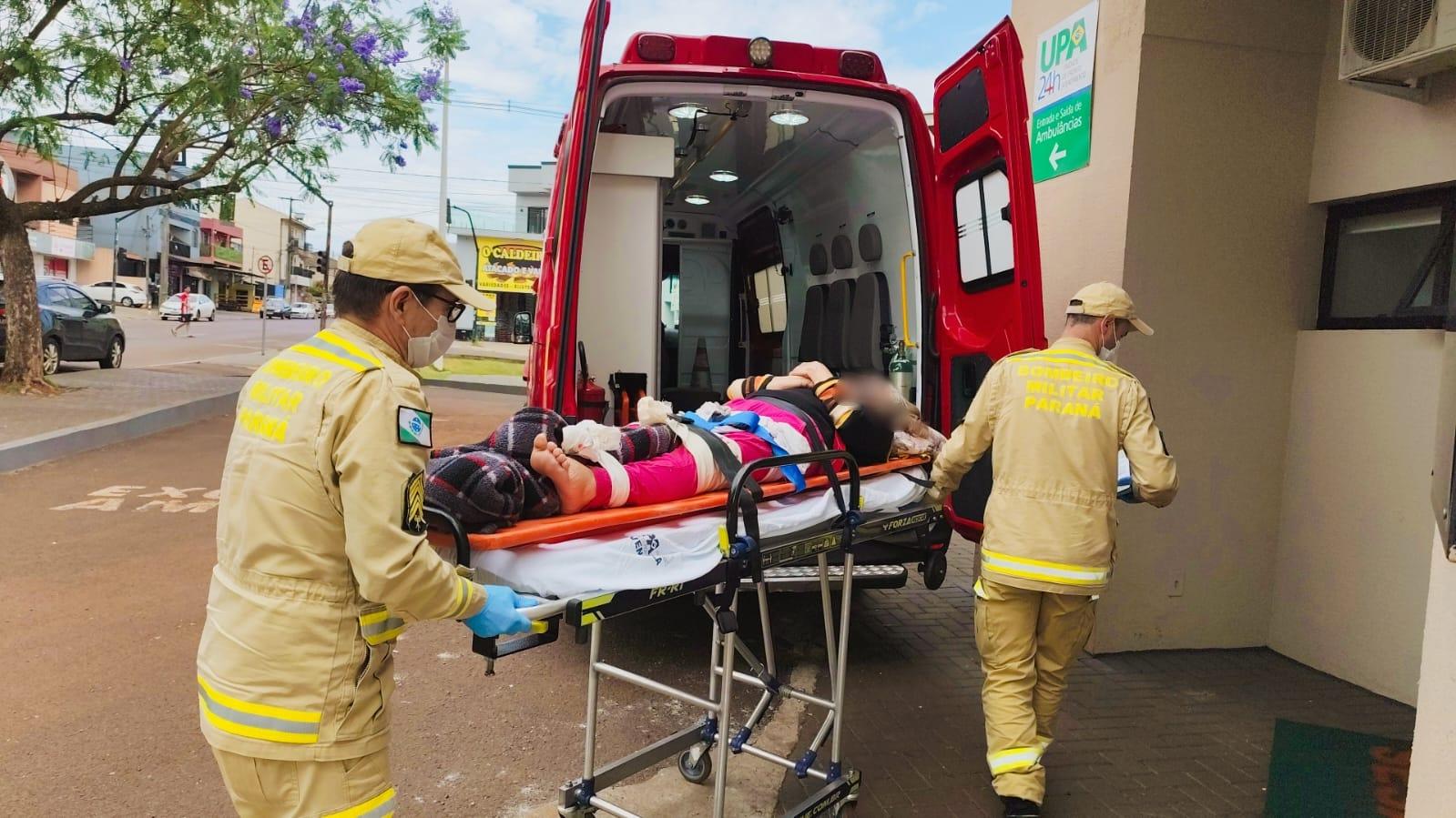 Idosa de 90 anos sofre fratura após queda em residência na BR-369, em Cascavel Idosa de 90 anos sofre fratura após queda em residência na BR-369, em Cascavel