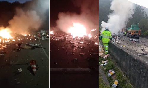 Cenário de guerra! Vídeo mostra violência de acidente com morte, incêndio, destruição e 15 pessoas feridas Cenário de guerra! Vídeo mostra violência de acidente com morte, incêndio, destruição e 15 pessoas feridas