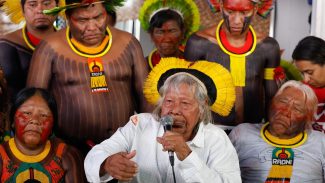 Cacique Raoni critica exploração de petróleo na Amazônia durante COP30 Cacique Raoni critica exploração de petróleo na Amazônia durante COP30