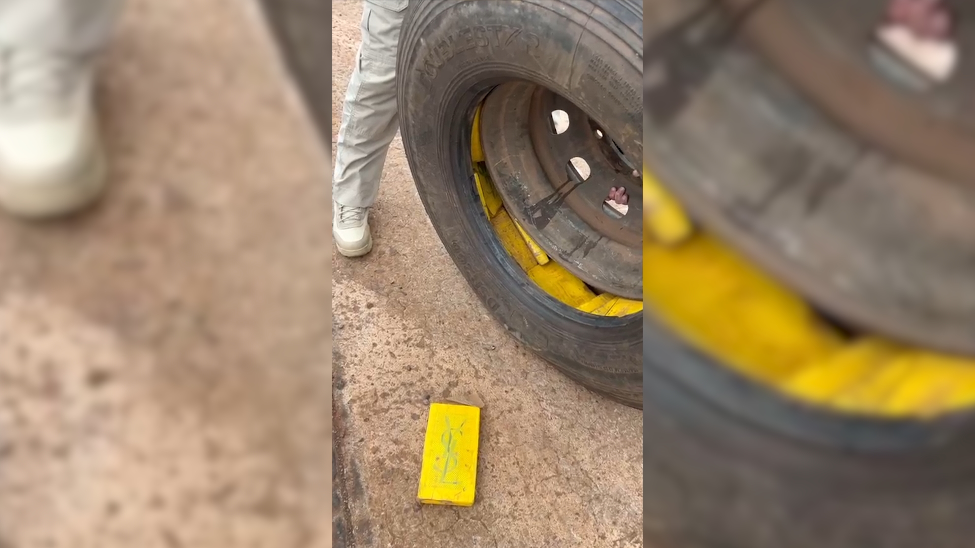 Veja momento em que PRF localiza tabletes de cocaína escondidos em carreta na BR-277 em Cascavel Veja momento em que PRF localiza tabletes de cocaína escondidos em carreta na BR-277 em Cascavel