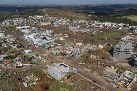 Três vítimas de tornado em Rio Bonito do Iguaçu seguem internadas no HUOP em Cascavel