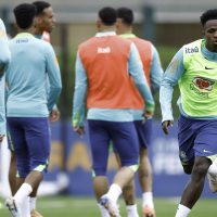 Imagem referente a Vinicius Júnior diz que seleção evolui sob comando de Carlo Ancelotti