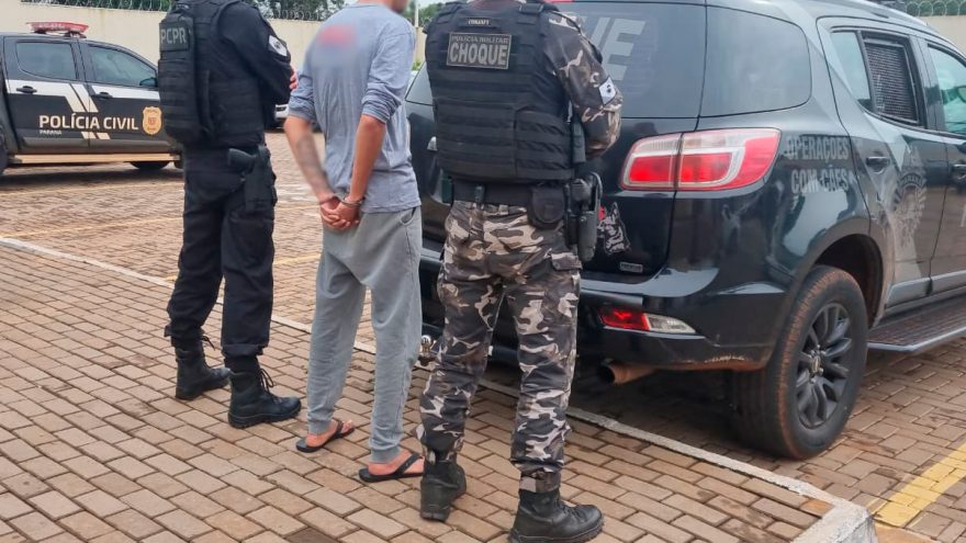 GDE e Pelotão de Choque recapturam foragido do sistema penitenciário no reassentamento São Francisco em Cascavel