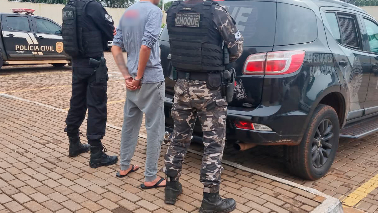 GDE e Pelotão de Choque recapturam foragido do sistema penitenciário no reassentamento São Francisco em Cascavel