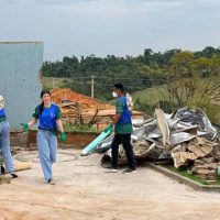 Imagem referente a Acadêmicos de Cascavel se unem à reconstrução de Rio Bonito do Iguaçu e ajudam a limpar creche
