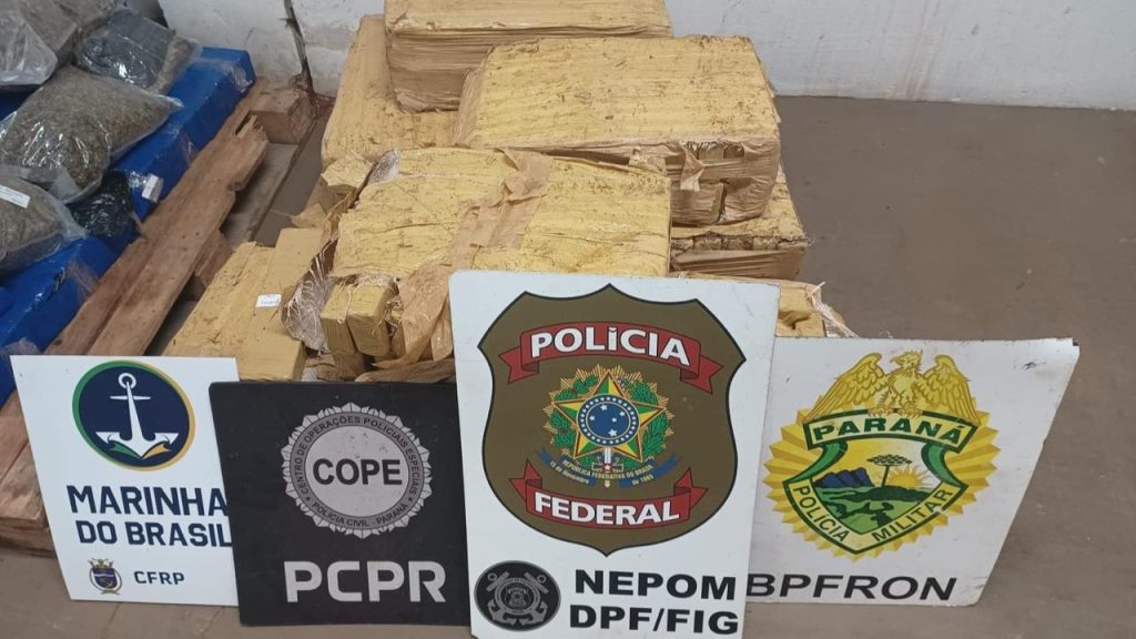Ação integrada apreende 182,6 kg de maconha em Foz do Iguaçu