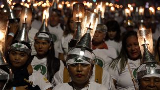 Extrativistas marcham na COP por reconhecimento na proteção florestal Extrativistas marcham na COP por reconhecimento na proteção florestal