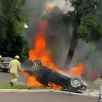 Imagem referente a Médico oftalmologista morre carbonizado em acidente terrível, em Maringá