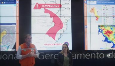 Imagem referente a Alerta Vermelho: Cascavel está na área de Grande Perigo emitido pela Defesa Civil