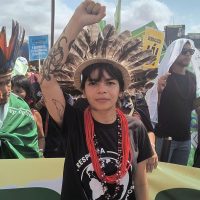 Txai Suruí: “nossa voz precisa ecoar nos espaços de decisão da COP30” Imagem referente a Txai Suruí: “nossa voz precisa ecoar nos espaços de decisão da COP30”