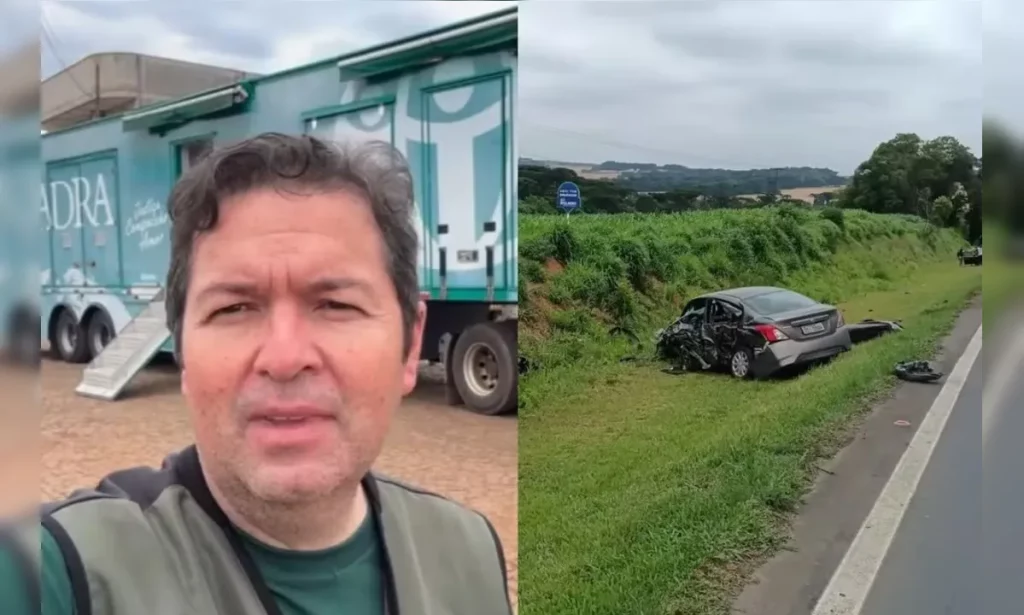 Pastor morre em acidente na BR-277 ao voltar de missão após tornado no PR Pastor morre em acidente na BR-277 ao voltar de missão após tornado no PR