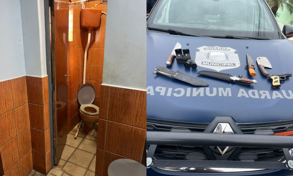 Barraco no bar: mulher presa em banheiro diz viver sob ameaça do marido e é socorrida pela GM Barraco no bar: mulher presa em banheiro diz viver sob ameaça do marido e é socorrida pela GM