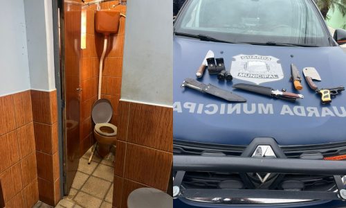 Barraco no bar: mulher presa em banheiro diz viver sob ameaça do marido e é socorrida pela GM