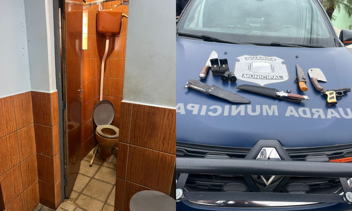 Barraco no bar: mulher presa em banheiro diz viver sob ameaça do marido e é socorrida pela GM