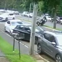 Câmera registra acidente terrível que vitimou oftalmologista em Maringá Imagem referente a Câmera registra acidente terrível que vitimou oftalmologista em Maringá