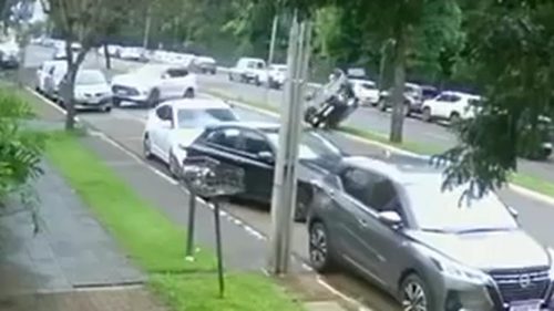 Câmera registra acidente terrível que vitimou oftalmologista em Maringá