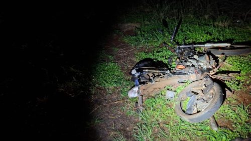Motociclista morre e outro fica em estado grave após acidente de trânsito na PRc-467, em Marechal Cândido Rondon