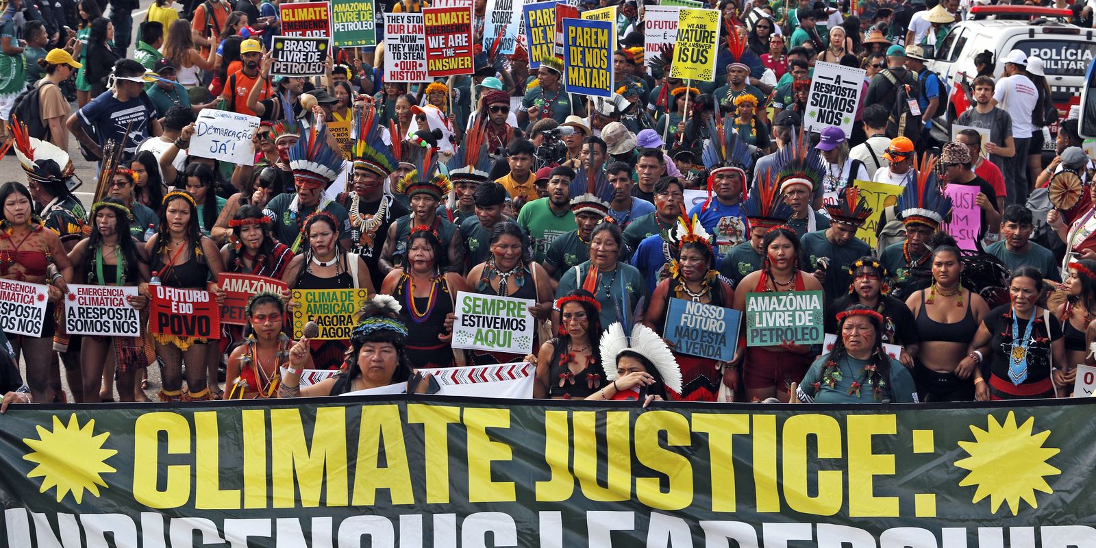 COP30: marcha global indígena em Belém cobra demarcação de territórios COP30: marcha global indígena em Belém cobra demarcação de territórios
