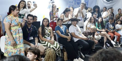 Imagem referente a COP30: crianças participam de negociações em dia dedicado à infância