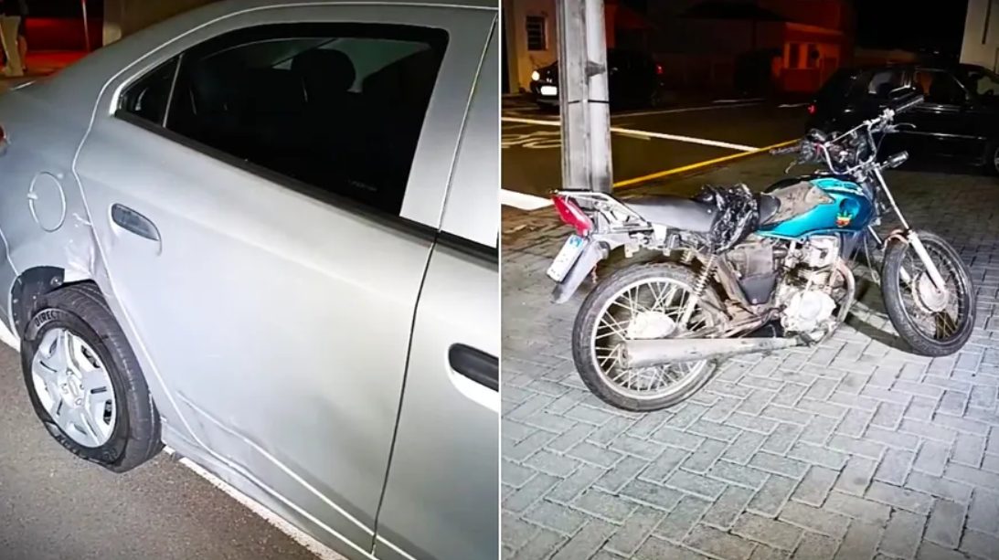 Motociclista fratura a clavícula em colisão no ‘Órfãs’, em Ponta Grossa Motociclista fratura a clavícula em colisão no ‘Órfãs’, em Ponta Grossa