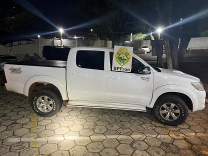 BPFRON prende dois homens e recupera Hilux roubada em Santa Terezinha de Itaipu