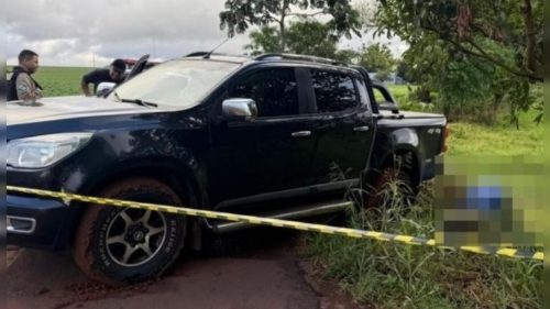 Empresário é encontrado morto ao lado de caminhonete no interior de Santa Helena