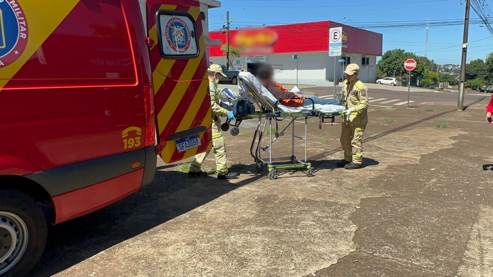 Mulher de 60 anos sofre queda e é socorrida pelo Siate no Bairro Floresta