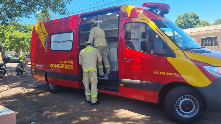 Jovem de 18 anos fica ferido em acidente no Bairro Floresta