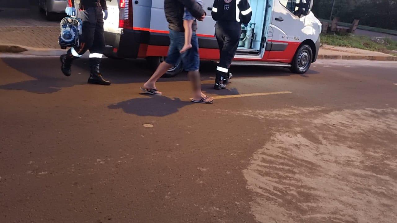 Correria no 14 de novembro: criança com febre alta mobiliza socorro do SAMU
