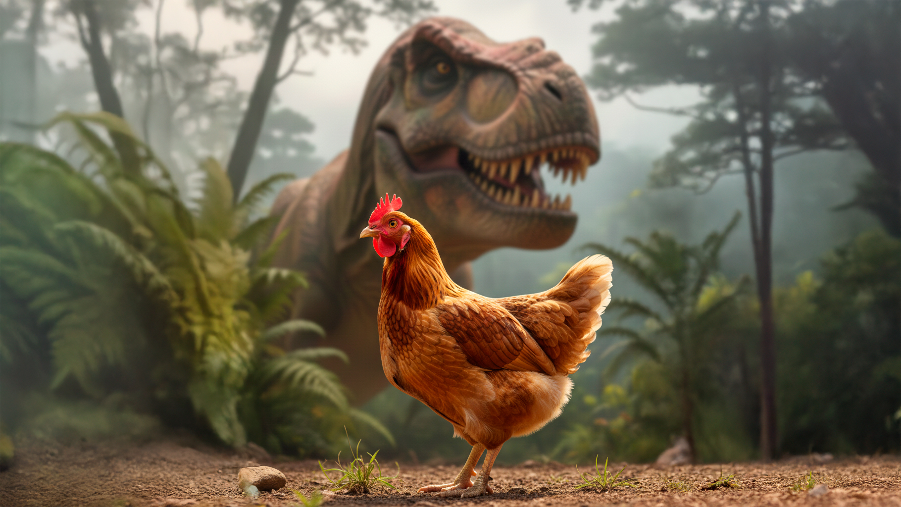 Você sabia que a galinha é… um dinossauro? Pois é!