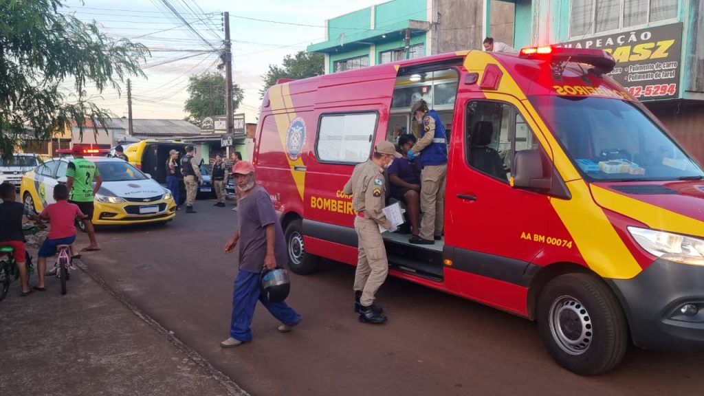 Jovem é agredido a pauladas no bairro Interlagos em Cascavel