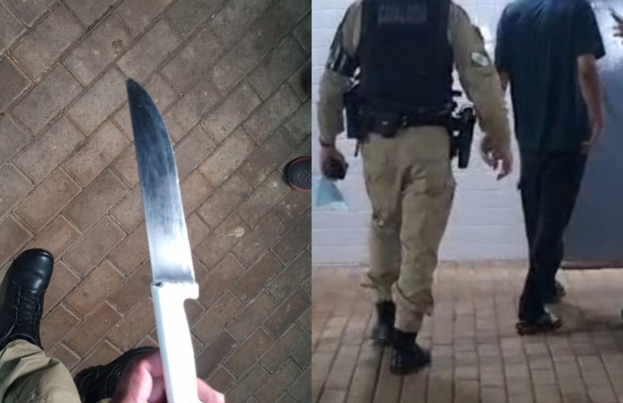Briga entre irmãos termina com faca e sangue no Bairro São Cristóvão