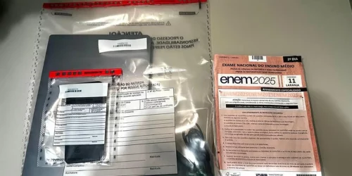 Enem 2025: PF cumpre mandado no Ceará por suposta fraude no exame Imagem referente a Enem 2025: PF cumpre mandado no Ceará por suposta fraude no exame
