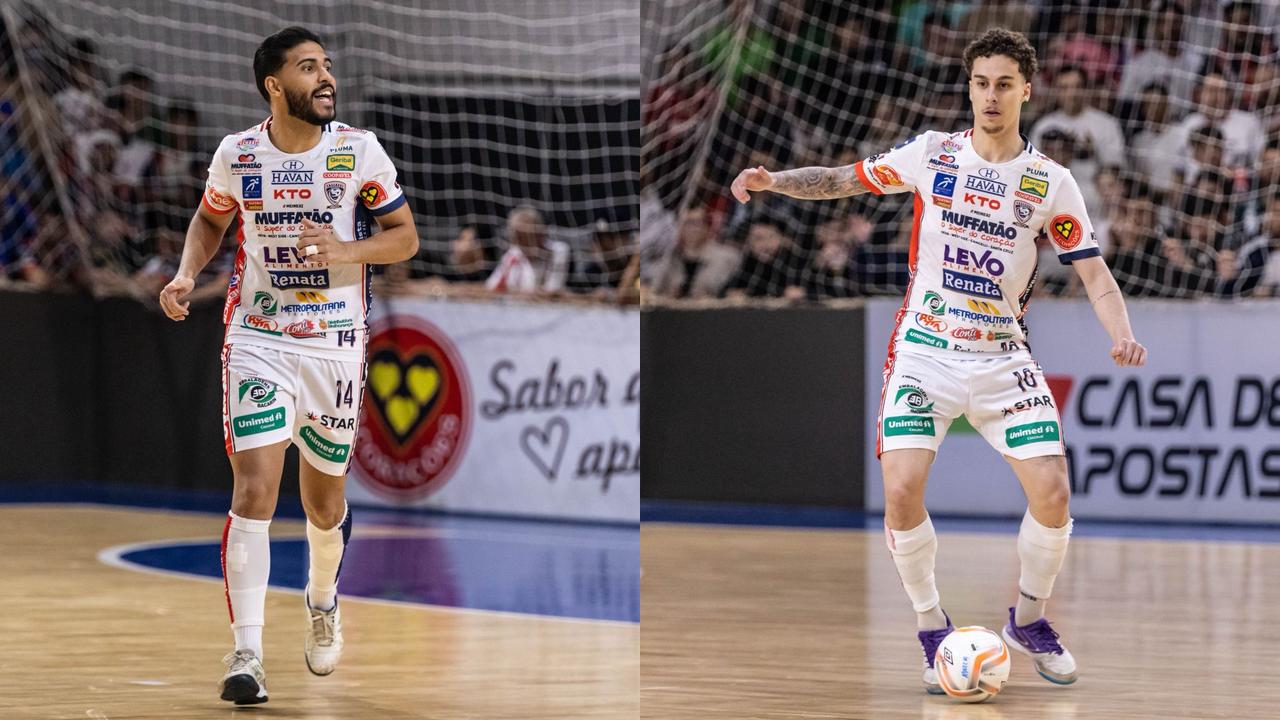 Cascavel Futsal anuncia renovações de Vini e Russo para a temporada 2026