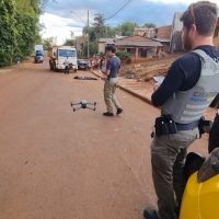 Imagem referente a Polícia Científica usa drone e tecnologia via satélite para reconstruir dinâmica de acidente fatal em Cascavel