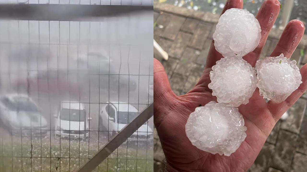Vídeo assustador mostra chuva de granizo que provocou muitos estragos em Erechim
