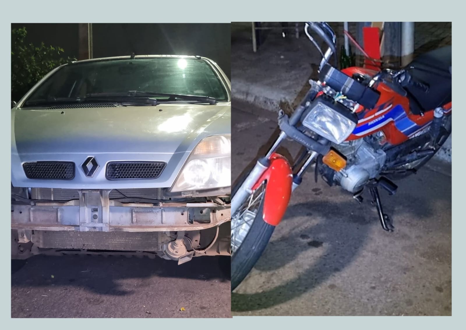 Motociclista fica ferida em colisão no bairro São Cristóvão