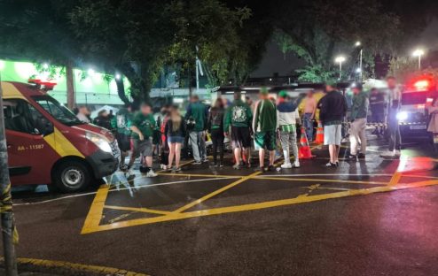 Confusão termina com diretor de organizada baleado por PM de folga na festa do Coritiba