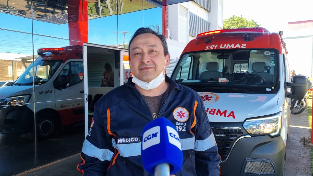 "Na chegada nos deparamos com a mãe no solo e a criança já tinha nascido", afirma médico do SAMU