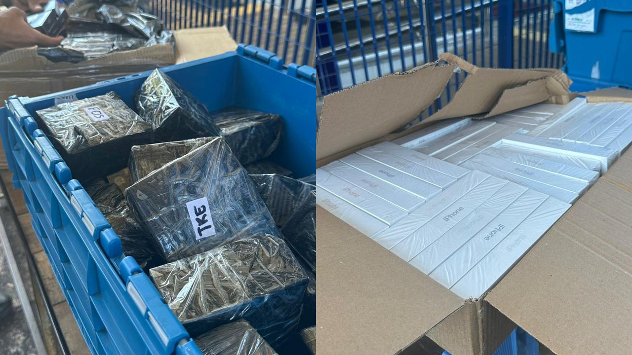Receita barra R$ 1 milhão em iPhones e cigarros eletrônicos que viriam para Cascavel Receita barra R$ 1 milhão em iPhones e cigarros eletrônicos que viriam para Cascavel