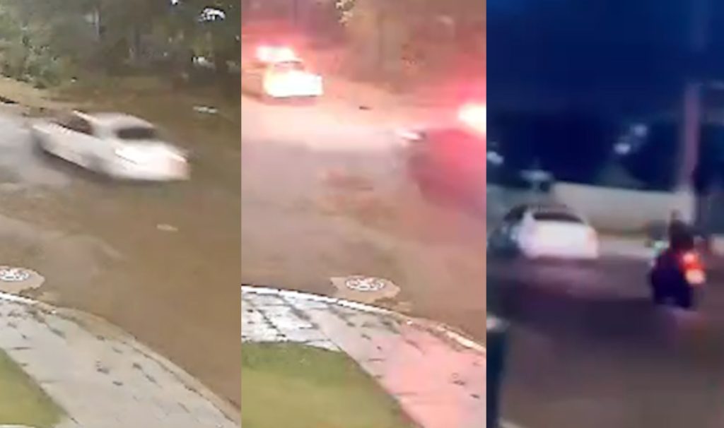 Alta velocidade! Vídeos mostram perseguição na Região Oeste; PM ficou em estado grave