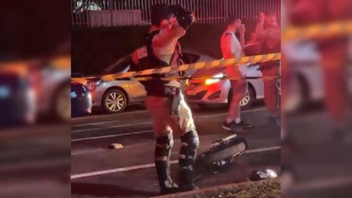 Perseguição termina em tragédia: PM morre e vídeos mostram comoção em Cascavel Imagem referente a Perseguição termina em tragédia: PM morre e vídeos mostram comoção em Cascavel
