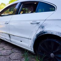 Imagem referente a Veja como ficou carro envolvido na fuga que matou PM em Cascavel; Delegacia de Homicídios assume investigação